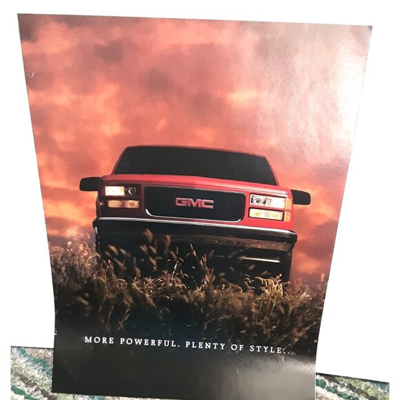 1995 GMC Sierra Truck 3 Page Print Ad Extended Cab Door - Picture 2 of 2